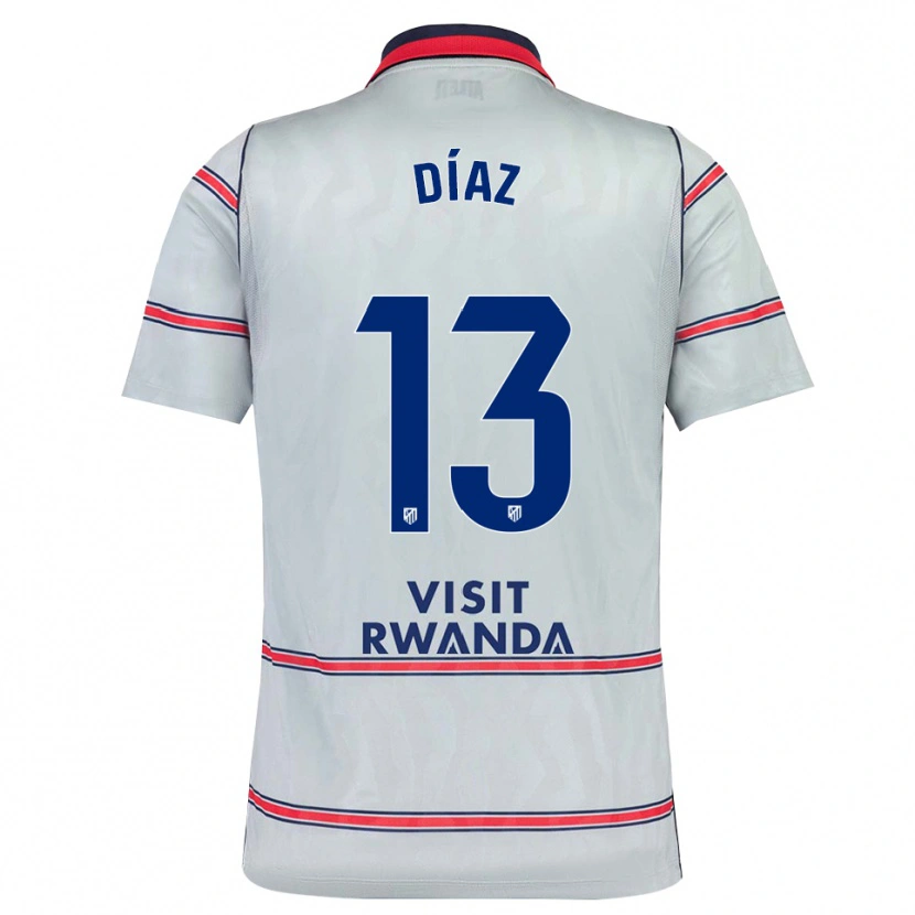 Danxen Heren Diego Díaz #13 Grijs Rood Marineblauw Thuisshirt Derde Tenue 2026/27 T-Shirt