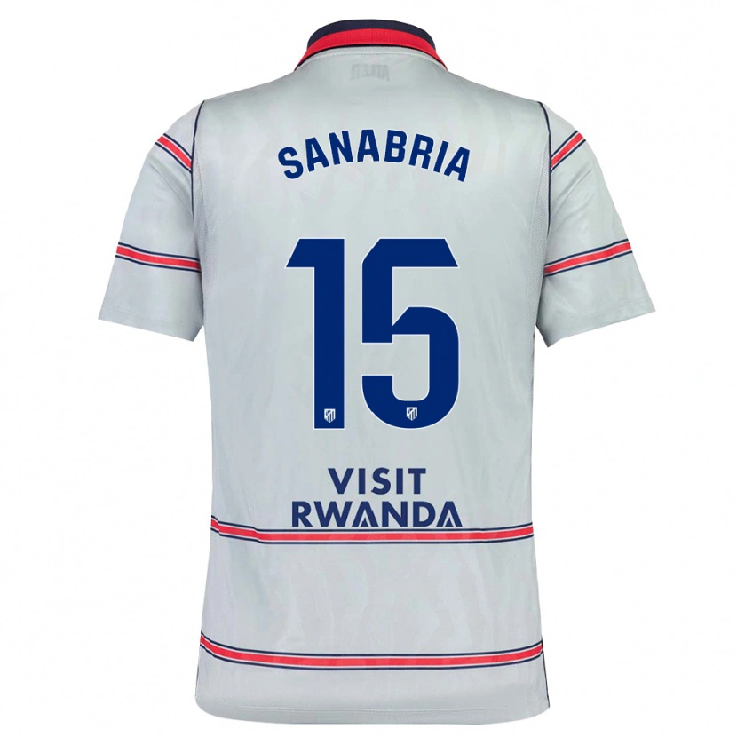 Danxen Heren Juan Sanabria #15 Grijs Rood Marineblauw Thuisshirt Derde Tenue 2026/27 T-Shirt