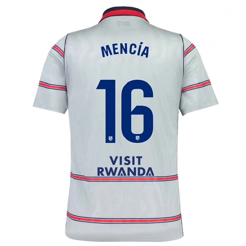 Danxen Heren Ian Mencía #16 Grijs Rood Marineblauw Thuisshirt Derde Tenue 2026/27 T-Shirt