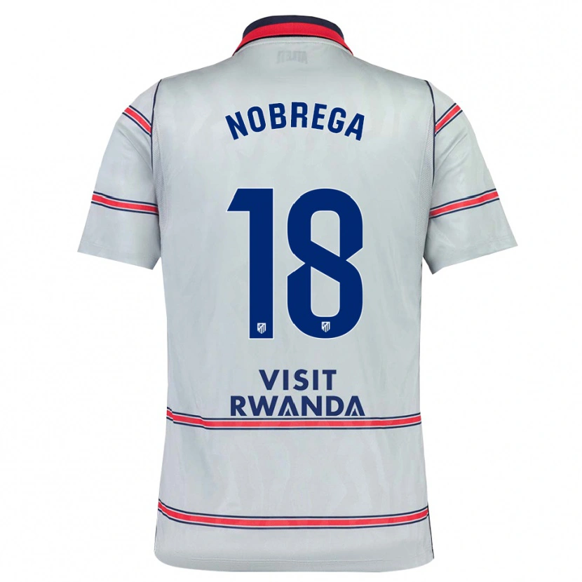 Danxen Heren Abraham Nobrega #18 Grijs Rood Marineblauw Thuisshirt Derde Tenue 2026/27 T-Shirt