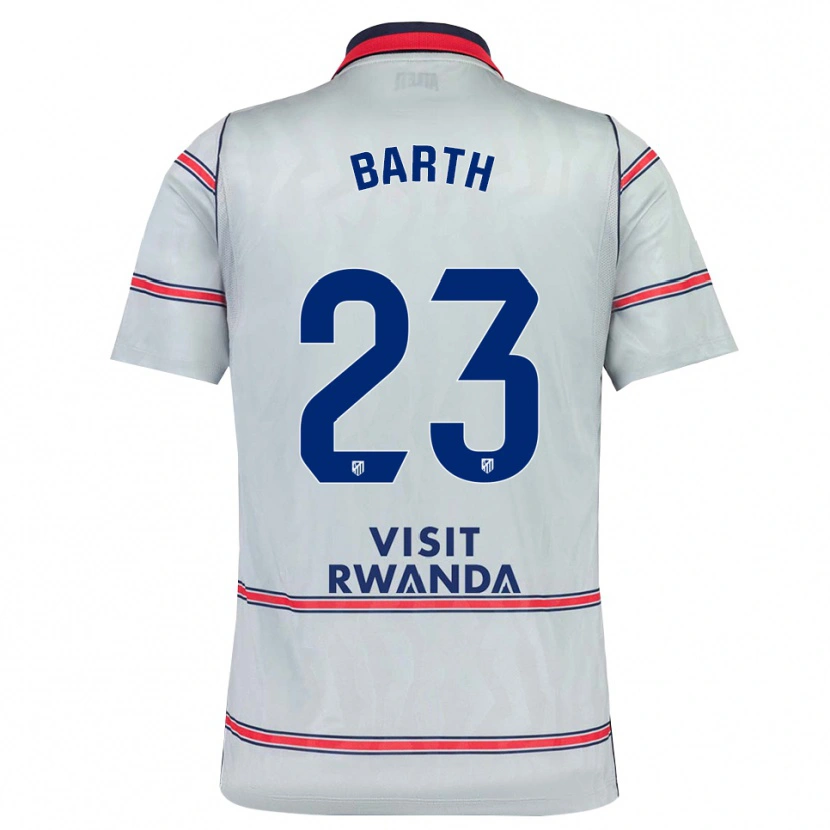 Danxen Heren Merle Barth #23 Grijs Rood Marineblauw Thuisshirt Derde Tenue 2026/27 T-Shirt