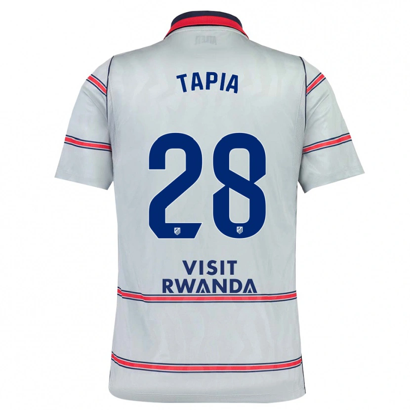 Danxen Heren Unai Tapia #28 Grijs Rood Marineblauw Thuisshirt Derde Tenue 2026/27 T-Shirt