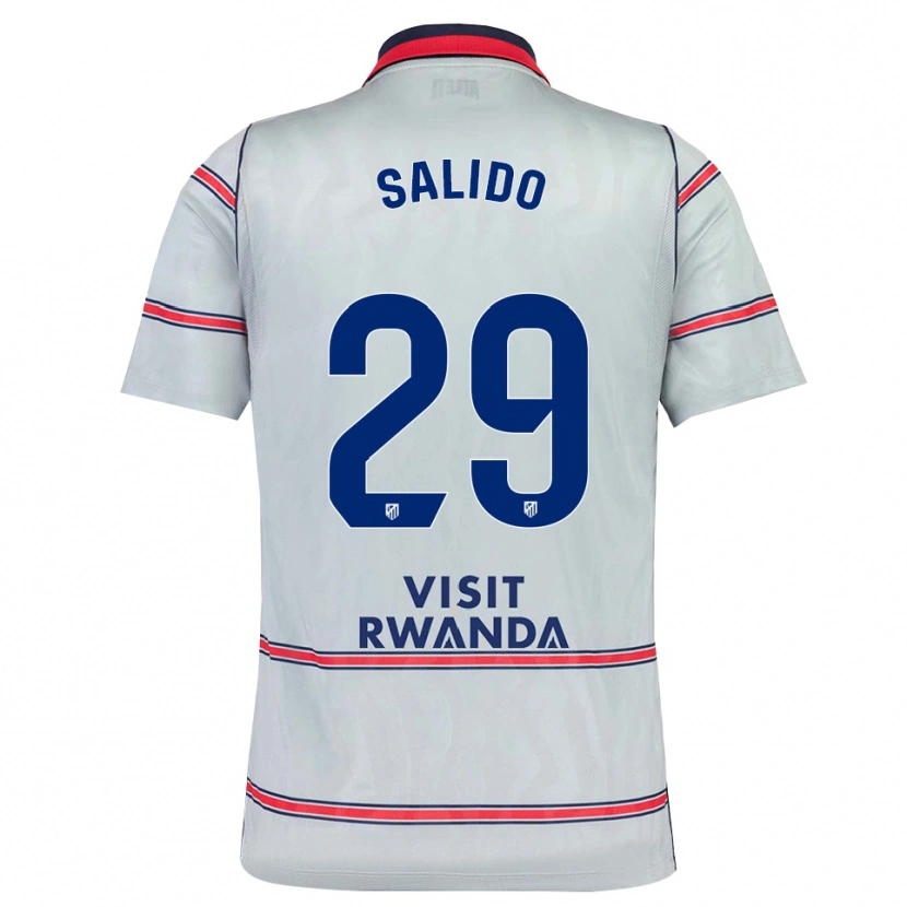 Danxen Heren Alberto Salido #29 Grijs Rood Marineblauw Thuisshirt Derde Tenue 2026/27 T-Shirt