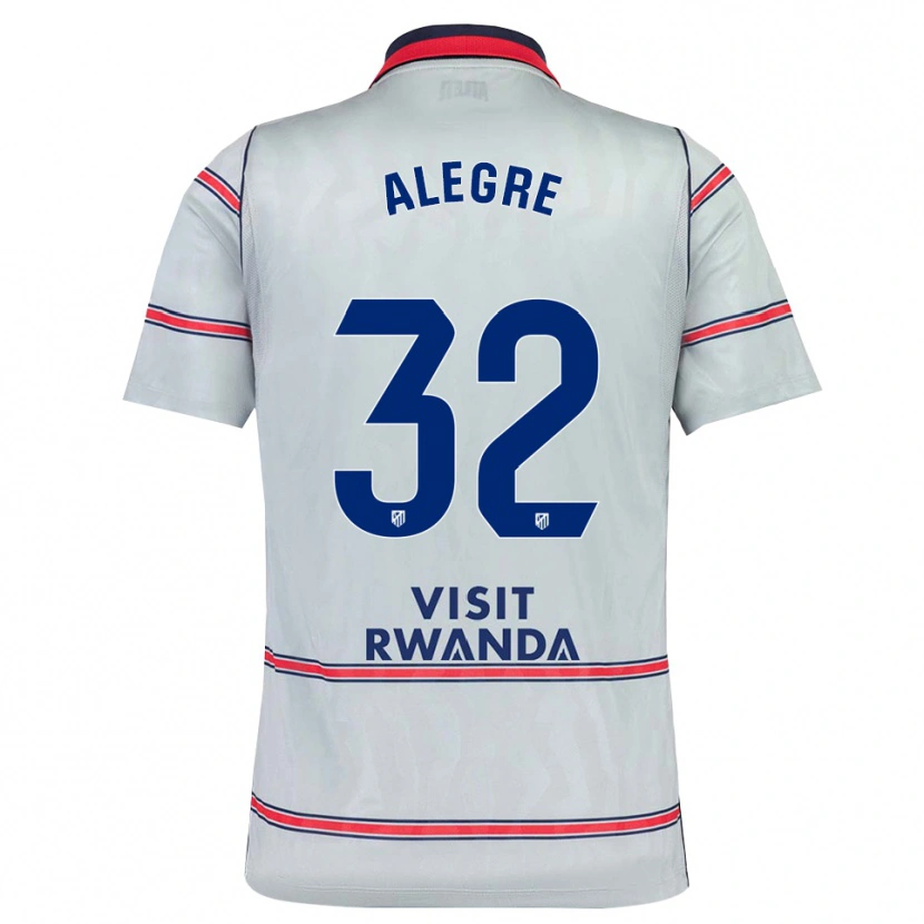 Danxen Heren Juan Alegre #32 Grijs Rood Marineblauw Thuisshirt Derde Tenue 2026/27 T-Shirt