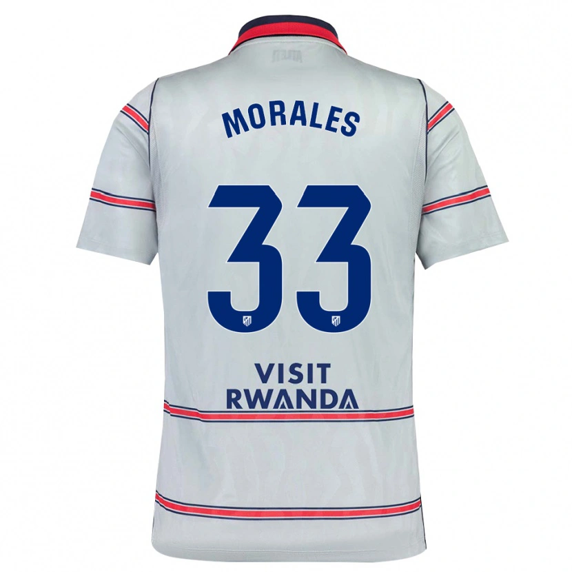 Danxen Heren Luismi Morales #33 Grijs Rood Marineblauw Thuisshirt Derde Tenue 2026/27 T-Shirt