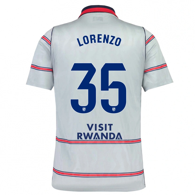 Danxen Heren Diego Lorenzo #35 Grijs Rood Marineblauw Thuisshirt Derde Tenue 2026/27 T-Shirt