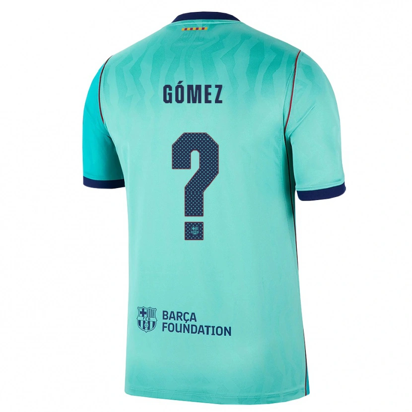 Danxen Heren Álvaro Gómez #0 Aqua Donker Turquoise Koninklijk Blauw Thuisshirt Derde Tenue 2026/27 T-Shirt