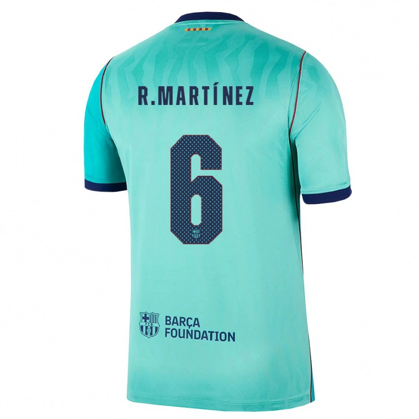 Danxen Heren Roger Martínez #6 Aqua Donker Turquoise Koninklijk Blauw Thuisshirt Derde Tenue 2026/27 T-Shirt