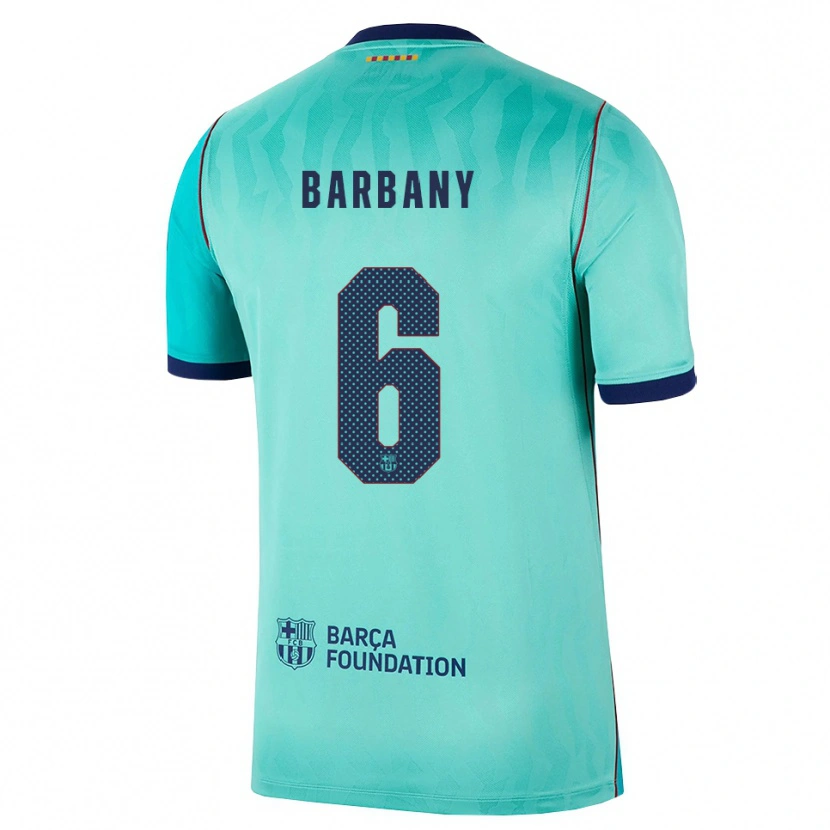 Danxen Heren Víctor Barbany #6 Aqua Donker Turquoise Koninklijk Blauw Thuisshirt Derde Tenue 2026/27 T-Shirt