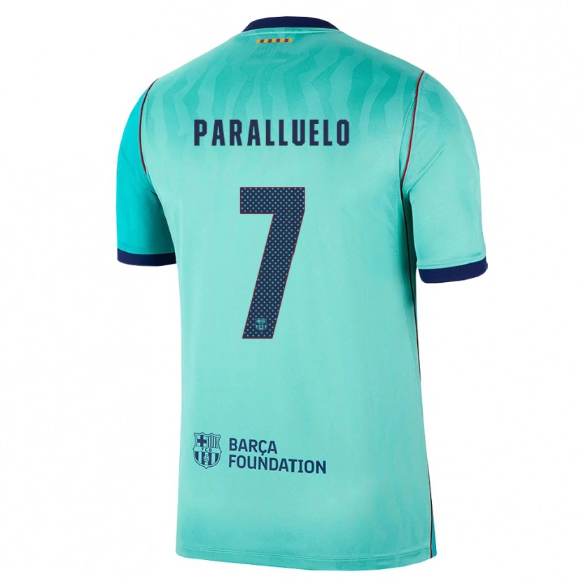 Danxen Heren Salma Paralluelo #7 Aqua Donker Turquoise Koninklijk Blauw Thuisshirt Derde Tenue 2026/27 T-Shirt