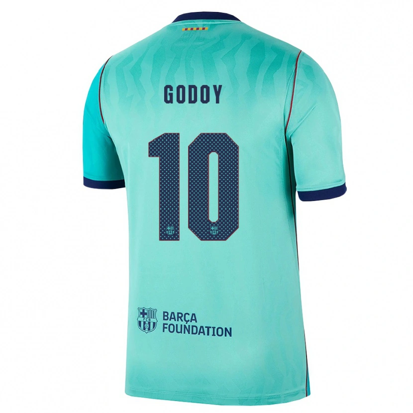 Danxen Heren Alan Godoy #10 Aqua Donker Turquoise Koninklijk Blauw Thuisshirt Derde Tenue 2026/27 T-Shirt