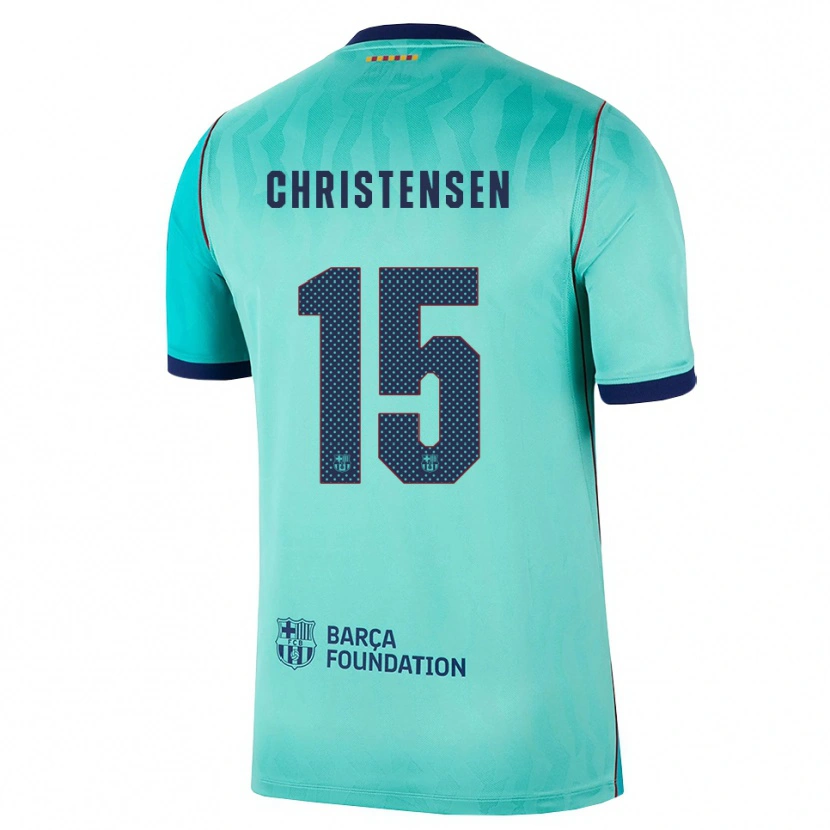 Danxen Heren Andreas Christensen #15 Aqua Donker Turquoise Koninklijk Blauw Thuisshirt Derde Tenue 2026/27 T-Shirt