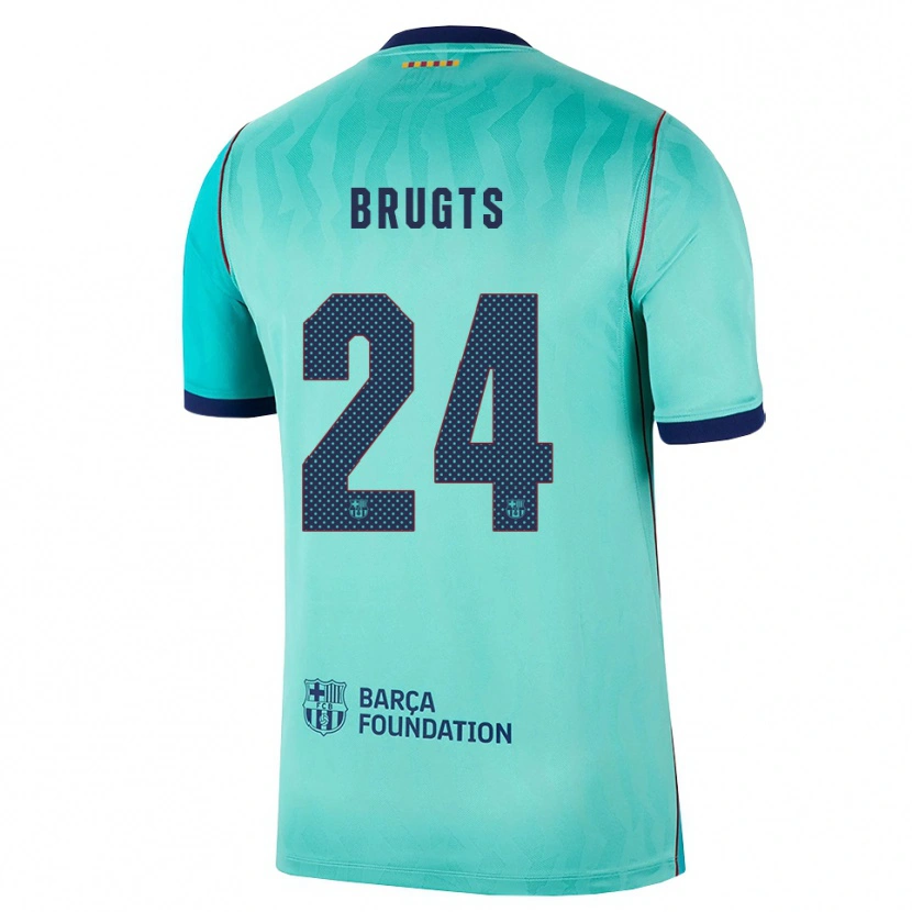 Danxen Heren Esmee Brugts #24 Aqua Donker Turquoise Koninklijk Blauw Thuisshirt Derde Tenue 2026/27 T-Shirt