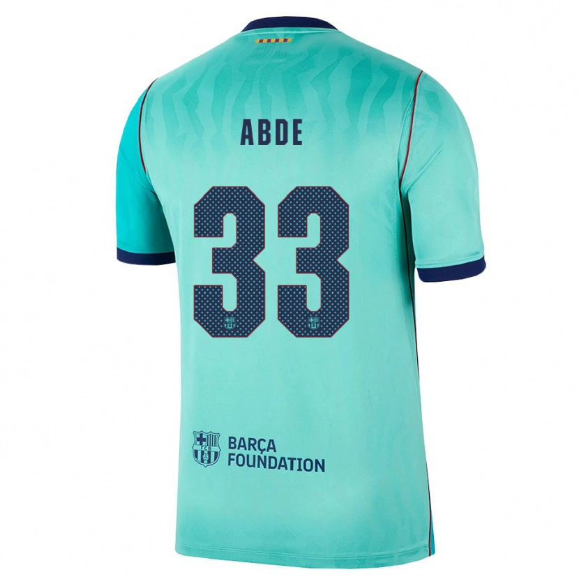 Danxen Heren Ez Abde #33 Aqua Donker Turquoise Koninklijk Blauw Thuisshirt Derde Tenue 2026/27 T-Shirt