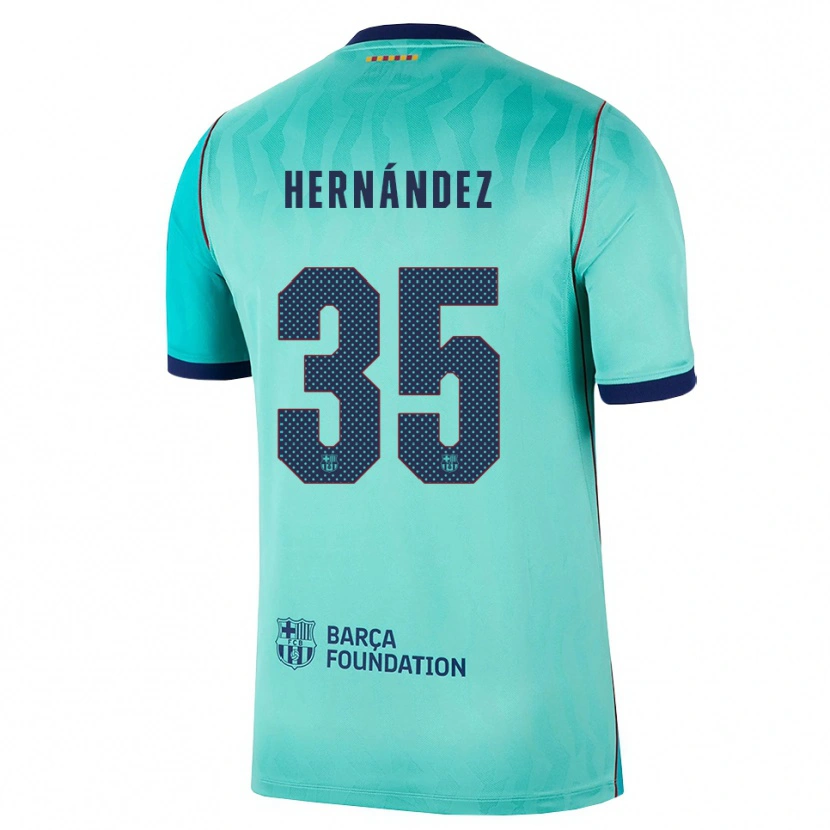 Danxen Heren Joni Hernández #35 Aqua Donker Turquoise Koninklijk Blauw Thuisshirt Derde Tenue 2026/27 T-Shirt