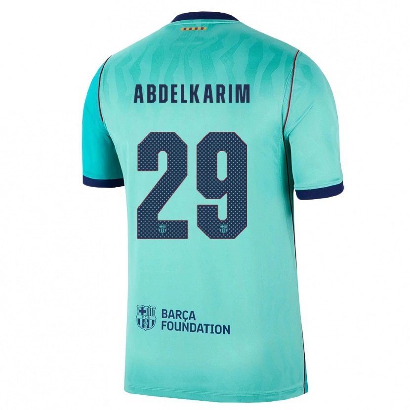 Danxen Heren Hamza Abdelkarim #29 Aqua Donker Turquoise Koninklijk Blauw Thuisshirt Derde Tenue 2026/27 T-Shirt