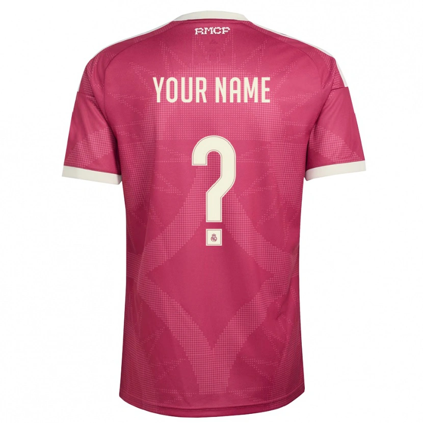 Danxen Heren Uw Naam #0 Bleek Violet Rood Wit Thuisshirt Derde Tenue 2026/27 T-Shirt