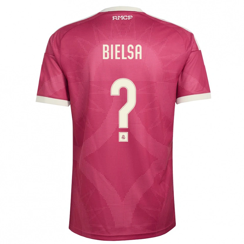 Danxen Heren Adrián Bielsa #0 Bleek Violet Rood Wit Thuisshirt Derde Tenue 2026/27 T-Shirt