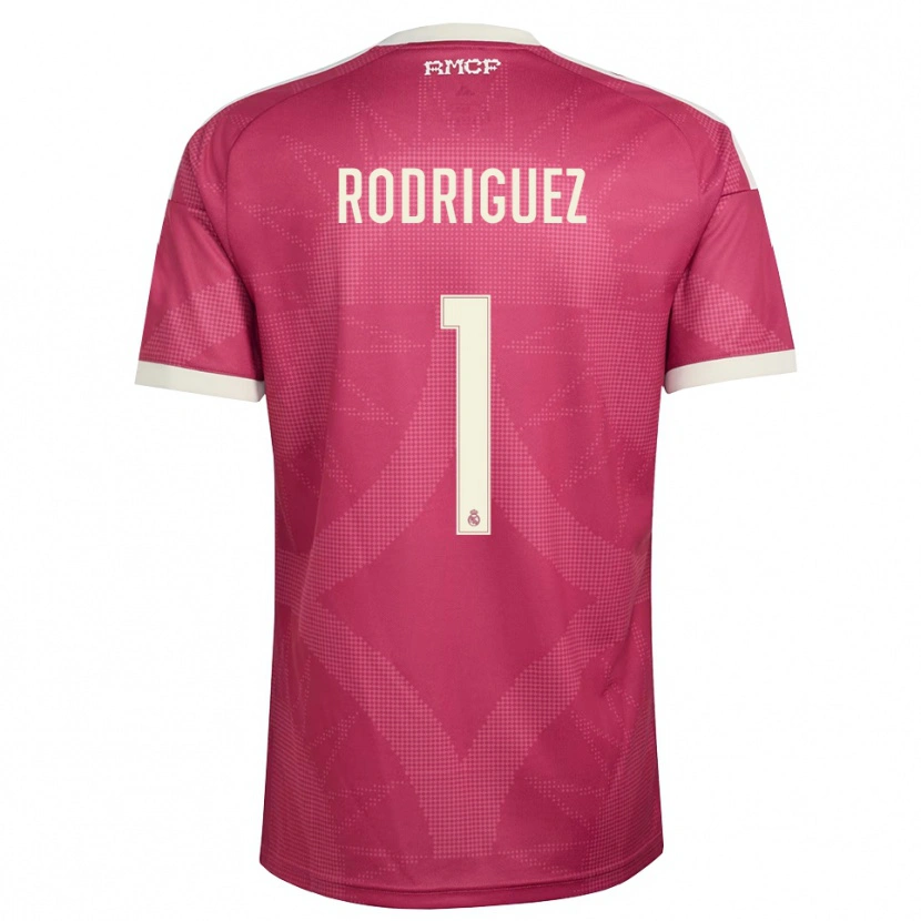 Danxen Heren Misa Rodriguez #1 Bleek Violet Rood Wit Thuisshirt Derde Tenue 2026/27 T-Shirt