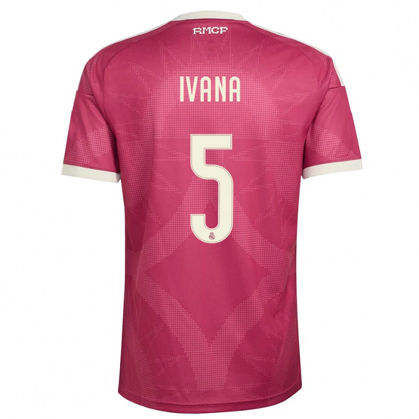 Danxen Heren Ivana Andres #5 Bleek Violet Rood Wit Thuisshirt Derde Tenue 2026/27 T-Shirt
