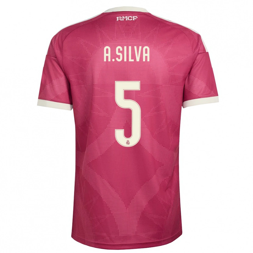 Danxen Heren Antonia Silva #5 Bleek Violet Rood Wit Thuisshirt Derde Tenue 2026/27 T-Shirt
