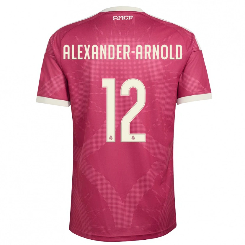 Danxen Heren Trent Alexander-Arnold #12 Bleek Violet Rood Wit Thuisshirt Derde Tenue 2026/27 T-Shirt