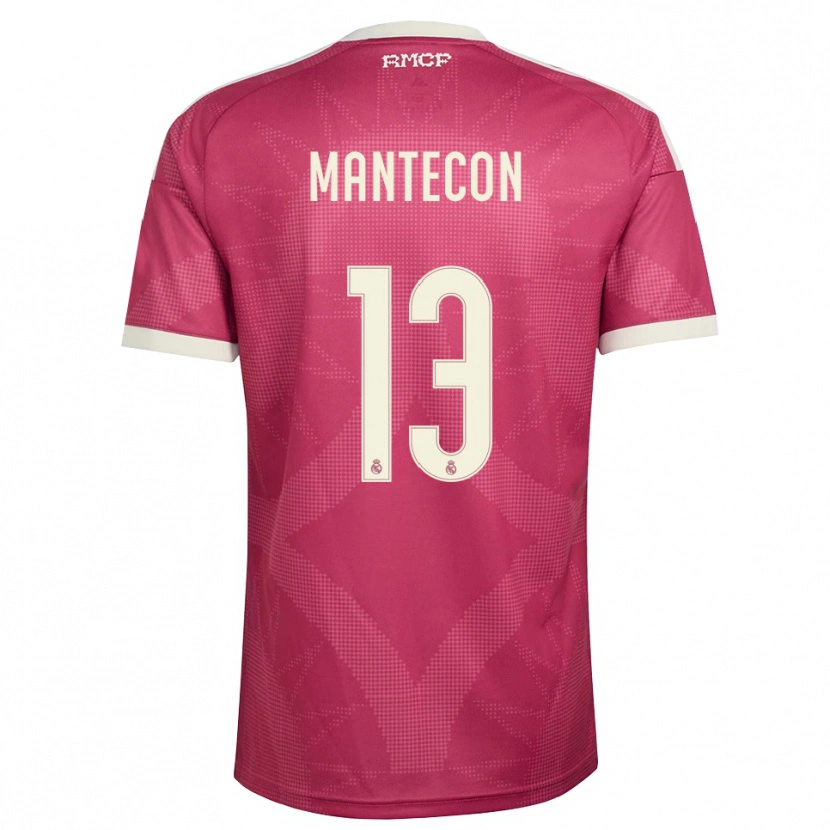 Danxen Heren Hugo Mantecon #13 Bleek Violet Rood Wit Thuisshirt Derde Tenue 2026/27 T-Shirt