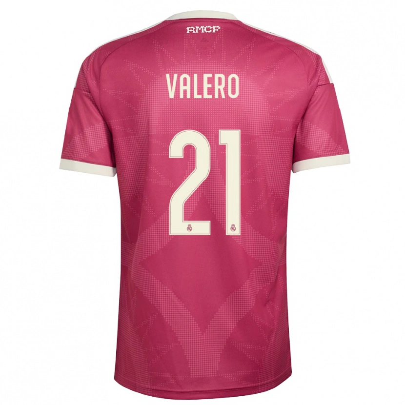 Danxen Heren Gabri Valero #21 Bleek Violet Rood Wit Thuisshirt Derde Tenue 2026/27 T-Shirt
