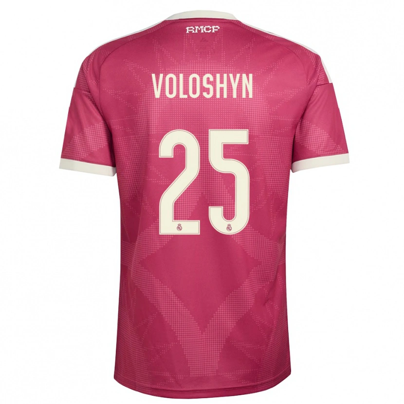 Danxen Heren Ilya Voloshyn #25 Bleek Violet Rood Wit Thuisshirt Derde Tenue 2026/27 T-Shirt