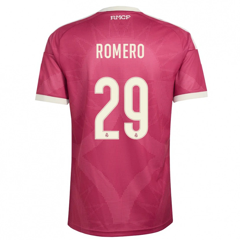 Danxen Heren Alfonso Romero #29 Bleek Violet Rood Wit Thuisshirt Derde Tenue 2026/27 T-Shirt