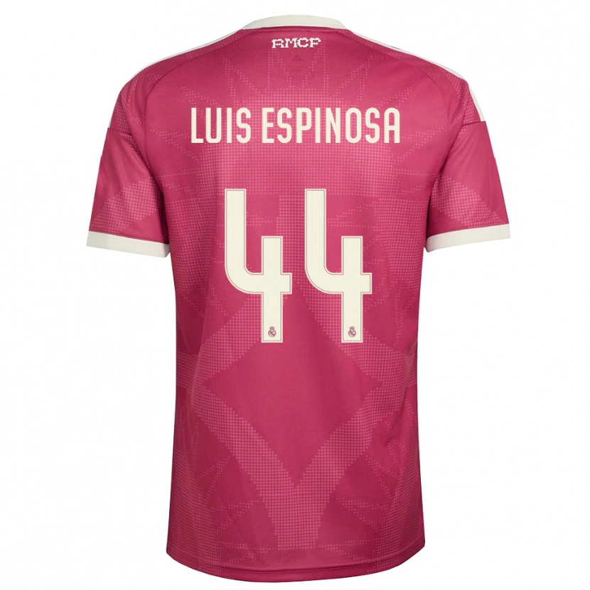 Danxen Heren José Luis Espinosa #44 Bleek Violet Rood Wit Thuisshirt Derde Tenue 2026/27 T-Shirt