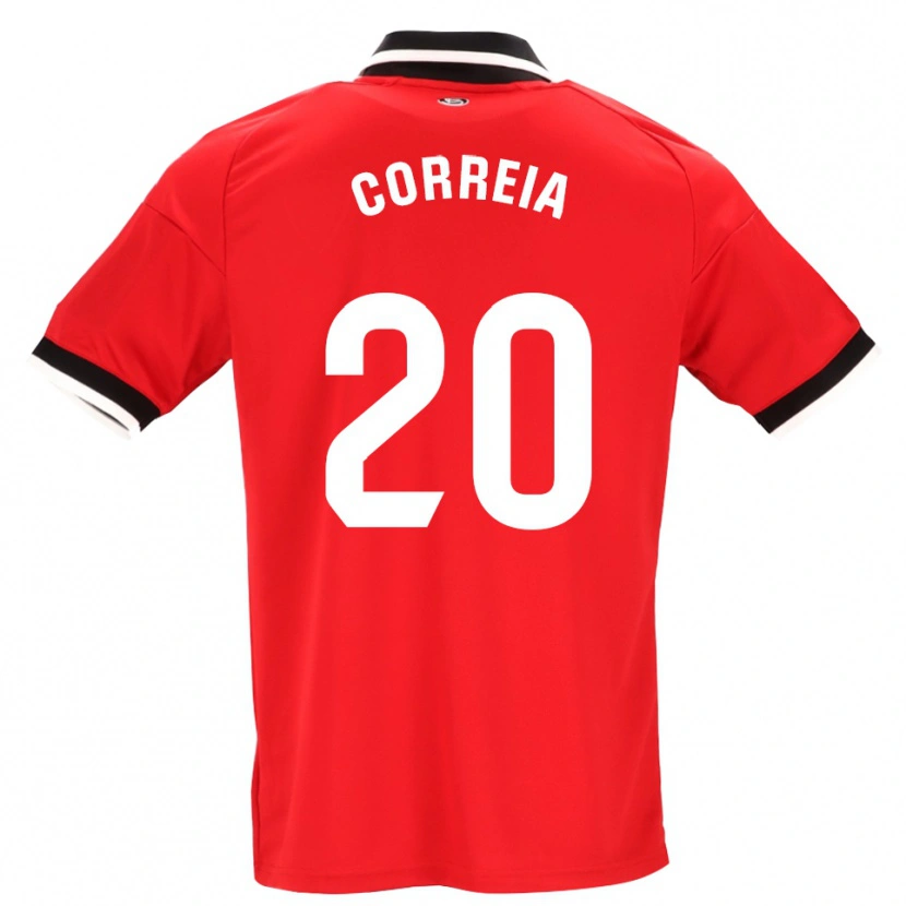 Danxen Heren Félix Correia #20 Zwart Wit Rood Uitshirt Uittenue 2026/27 T-Shirt