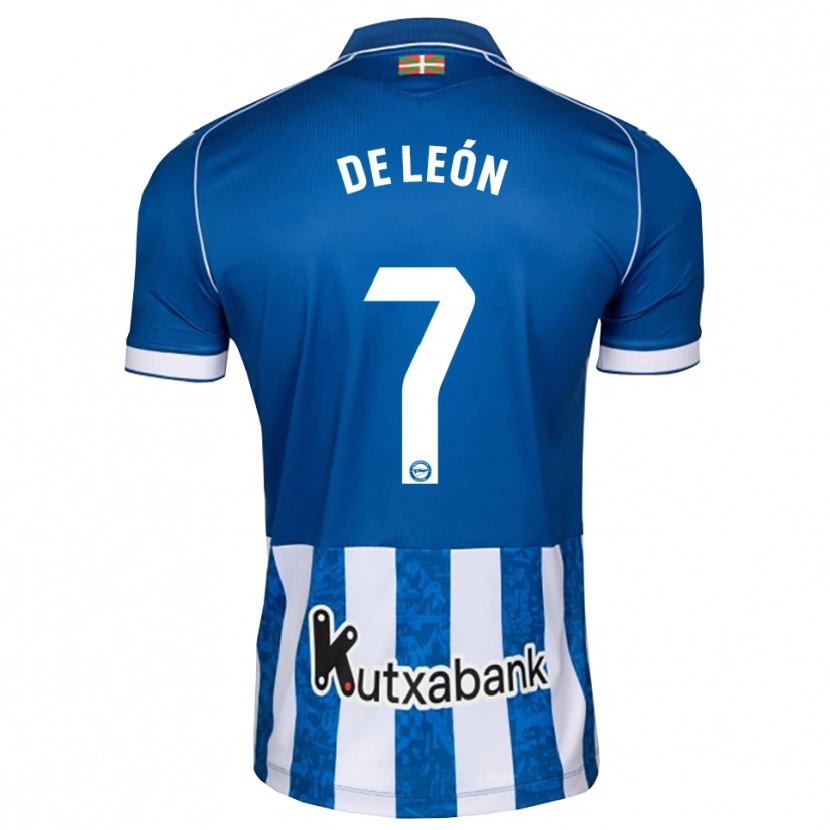 Danxen Dames José De León #7 Blauw Wit Zwart Thuisshirt Thuistenue 2026/27 T-Shirt