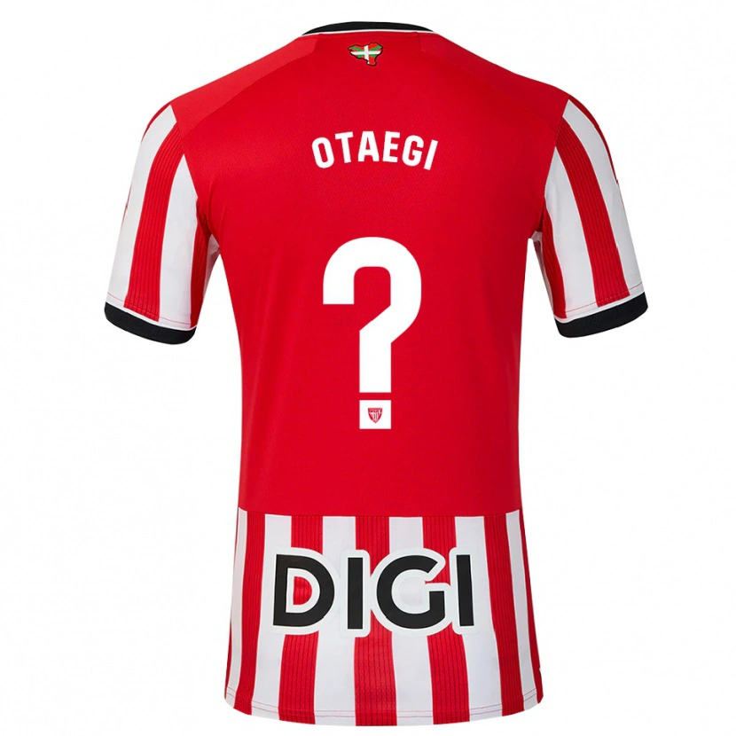 Danxen Dames Gaizka Otaegi #0 Rood Zwart Wit Thuisshirt Thuistenue 2026/27 T-Shirt