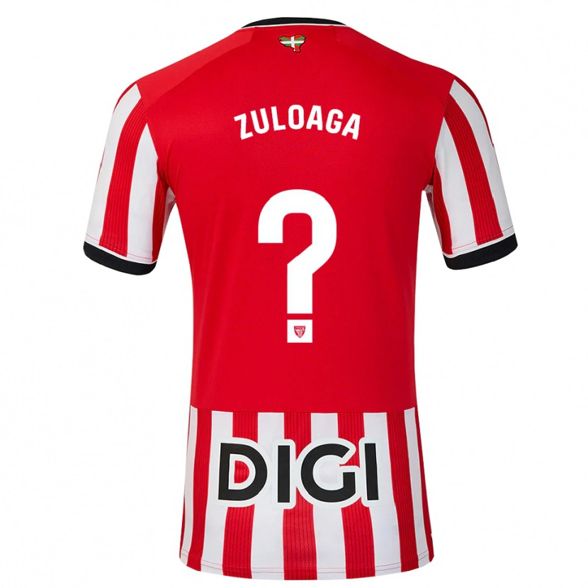 Danxen Dames Telmo Zuloaga #0 Rood Zwart Wit Thuisshirt Thuistenue 2026/27 T-Shirt