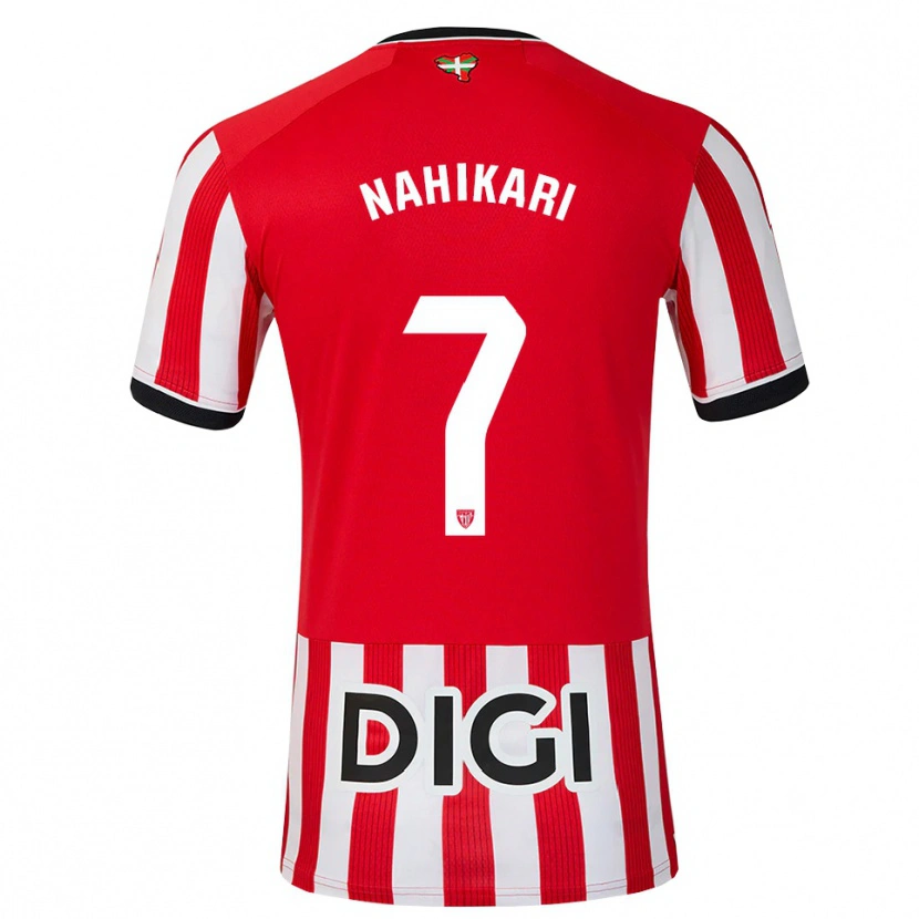 Danxen Dames Nahikari Garcia Perez #7 Rood Zwart Wit Thuisshirt Thuistenue 2026/27 T-Shirt