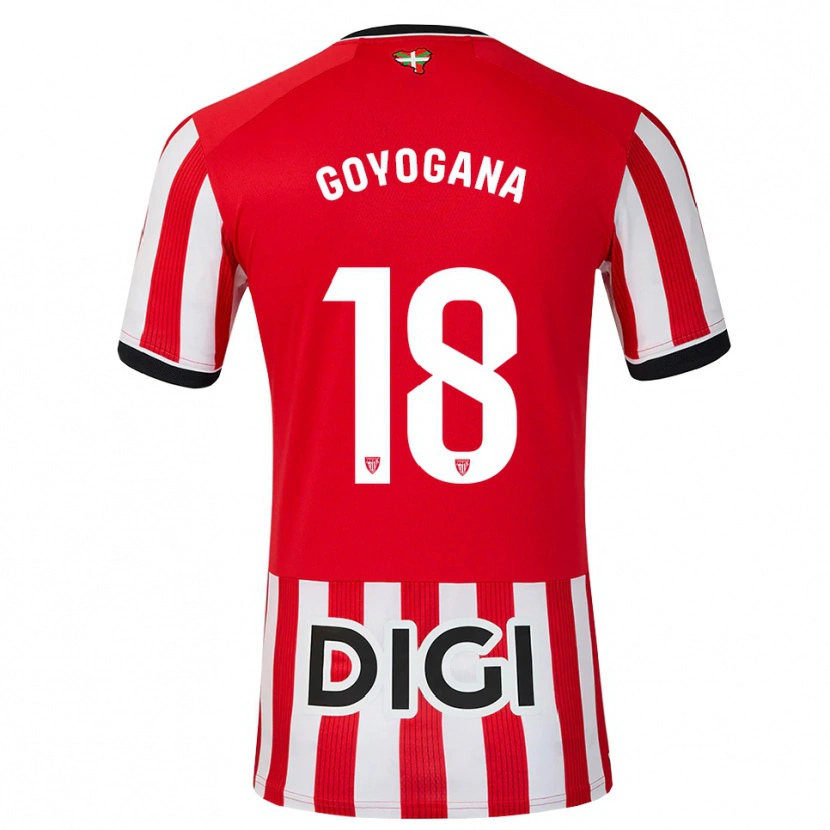 Danxen Dames Unax Goyogana #18 Rood Zwart Wit Thuisshirt Thuistenue 2026/27 T-Shirt