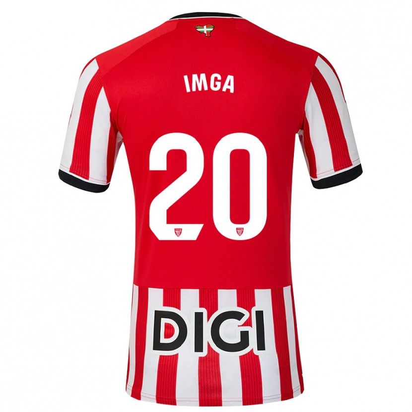 Danxen Dames Christian Imga #20 Rood Zwart Wit Thuisshirt Thuistenue 2026/27 T-Shirt