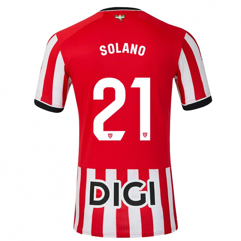 Danxen Dames Bibiane Schulze-Solano #21 Rood Zwart Wit Thuisshirt Thuistenue 2026/27 T-Shirt