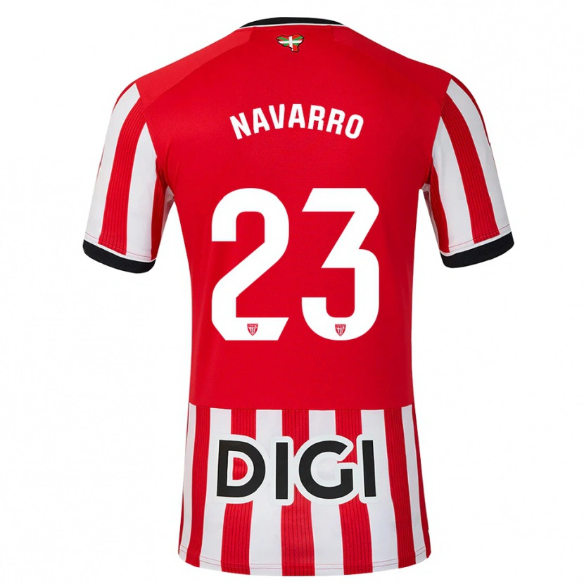 Danxen Dames Robert Navarro #23 Rood Zwart Wit Thuisshirt Thuistenue 2026/27 T-Shirt