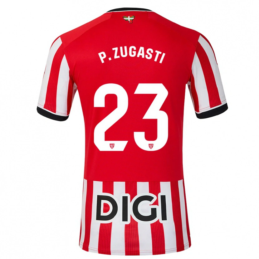 Danxen Dames Patricia Zugasti Osés #23 Rood Zwart Wit Thuisshirt Thuistenue 2026/27 T-Shirt