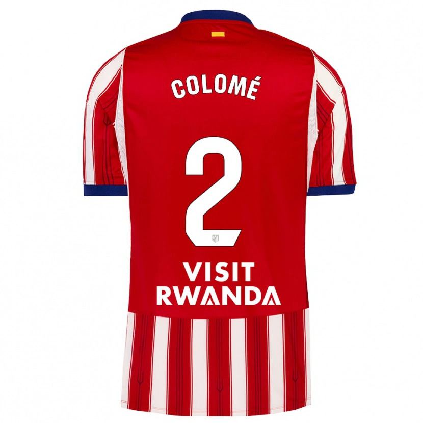 Danxen Dames Jan Colomé #2 Koninklijk Blauw Rood Wit Thuisshirt Thuistenue 2026/27 T-Shirt