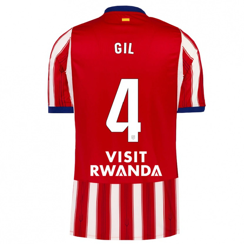 Danxen Dames Miguel Gil #4 Koninklijk Blauw Rood Wit Thuisshirt Thuistenue 2026/27 T-Shirt