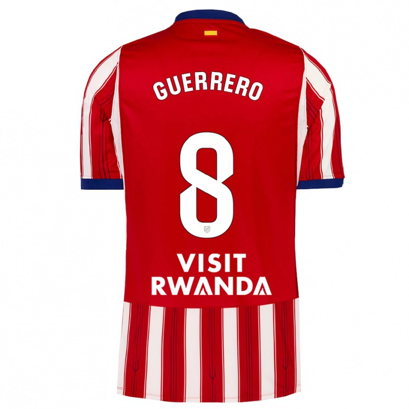 Danxen Dames Irene Guerrero #8 Koninklijk Blauw Rood Wit Thuisshirt Thuistenue 2026/27 T-Shirt