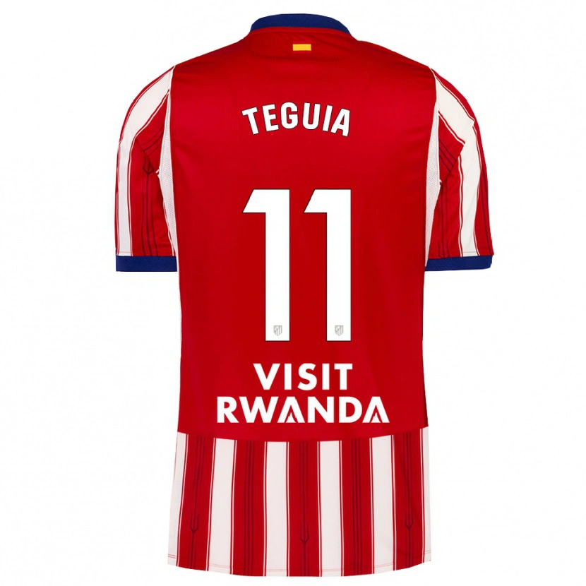 Danxen Dames Cedric Teguia #11 Koninklijk Blauw Rood Wit Thuisshirt Thuistenue 2026/27 T-Shirt