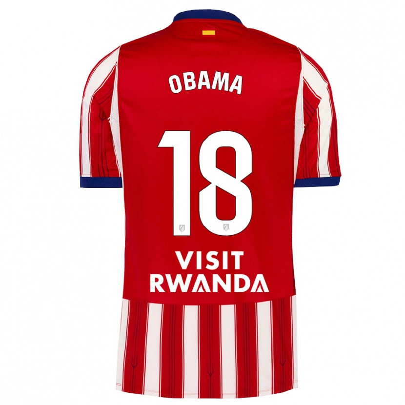 Danxen Dames Gabriel Obama #18 Koninklijk Blauw Rood Wit Thuisshirt Thuistenue 2026/27 T-Shirt