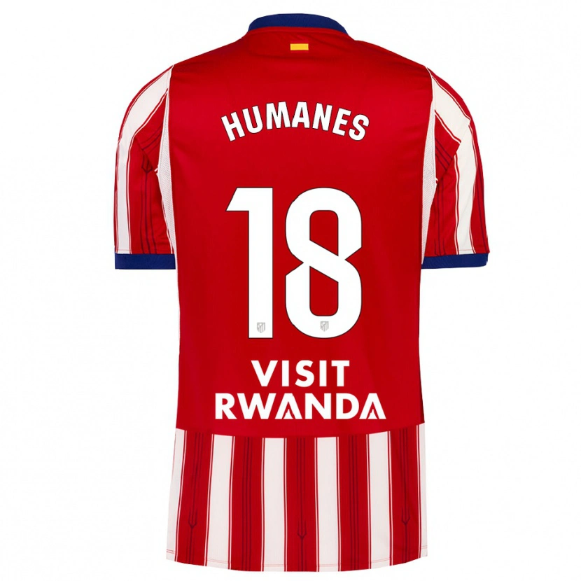 Danxen Dames Hugo Humanes #18 Koninklijk Blauw Rood Wit Thuisshirt Thuistenue 2026/27 T-Shirt