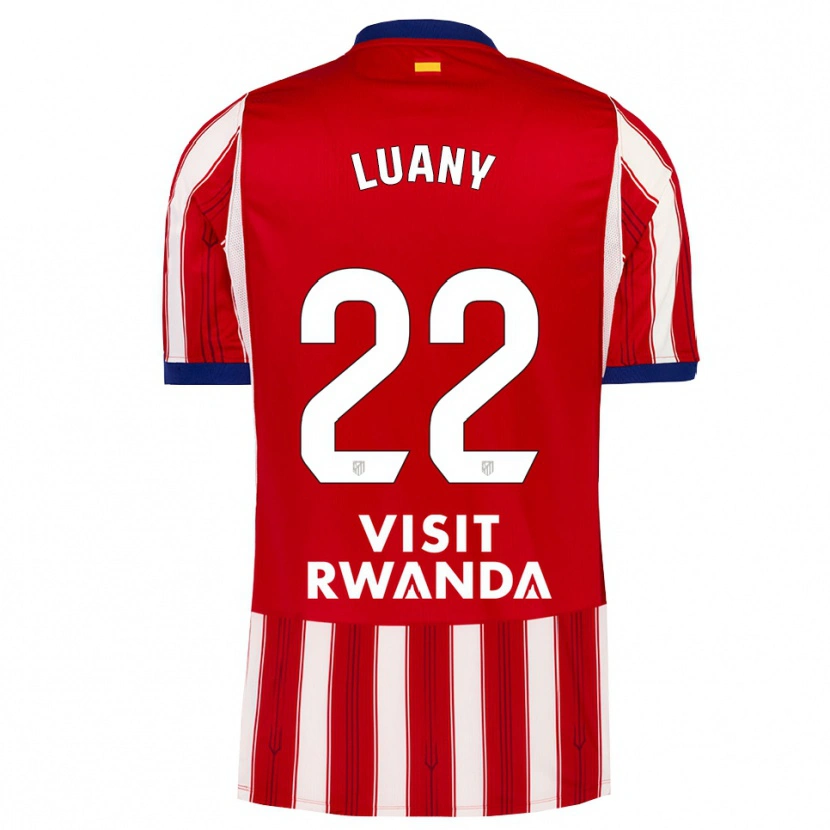 Danxen Dames Luany Vitória Da Silva Rosa #22 Koninklijk Blauw Rood Wit Thuisshirt Thuistenue 2026/27 T-Shirt