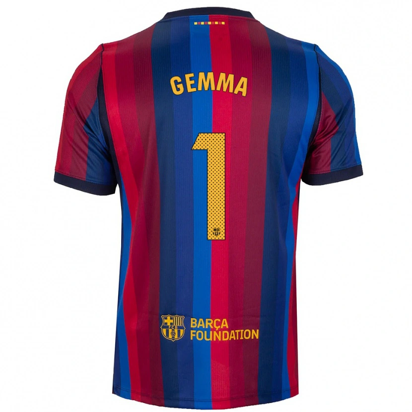 Danxen Dames Gemma Font #1 Koninklijk Blauw Rood Geel Thuisshirt Thuistenue 2026/27 T-Shirt