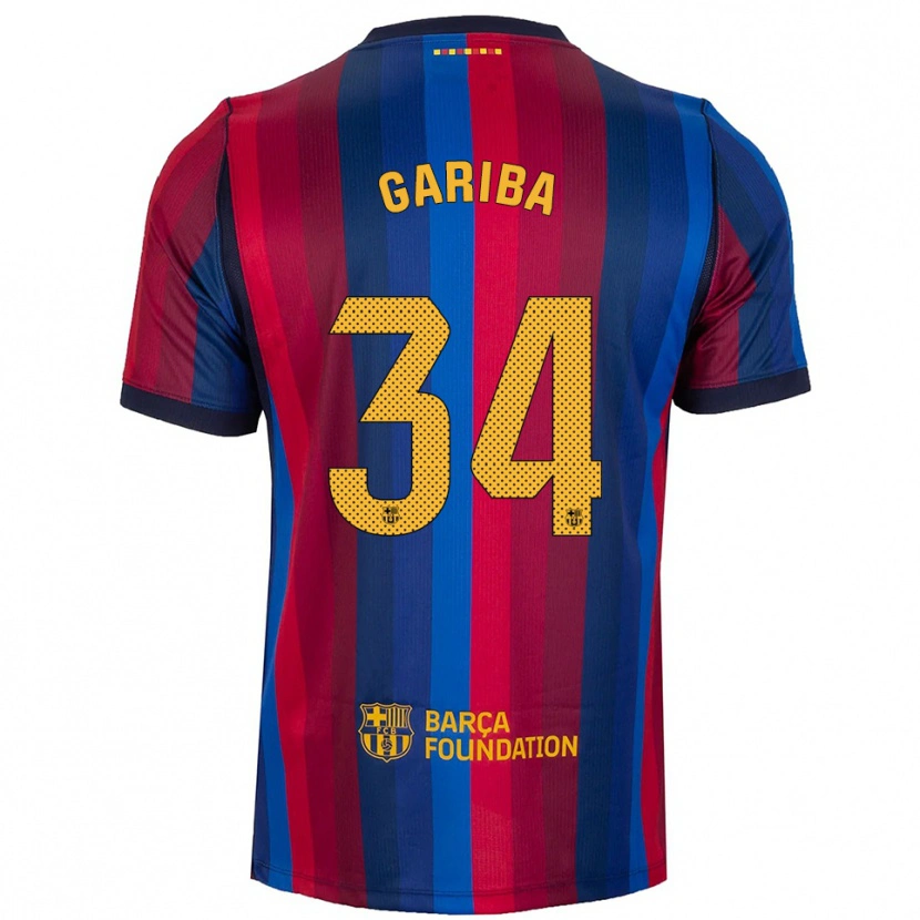 Danxen Dames Hafiz Gariba #34 Koninklijk Blauw Rood Geel Thuisshirt Thuistenue 2026/27 T-Shirt